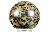 Fluorescent Willemite, Calcite, and Franklinite Sphere #371127-1